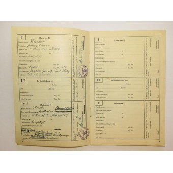 Ahnenpass - 3er Reich, el pasaporte línea de sangre aria.. Espenlaub militaria